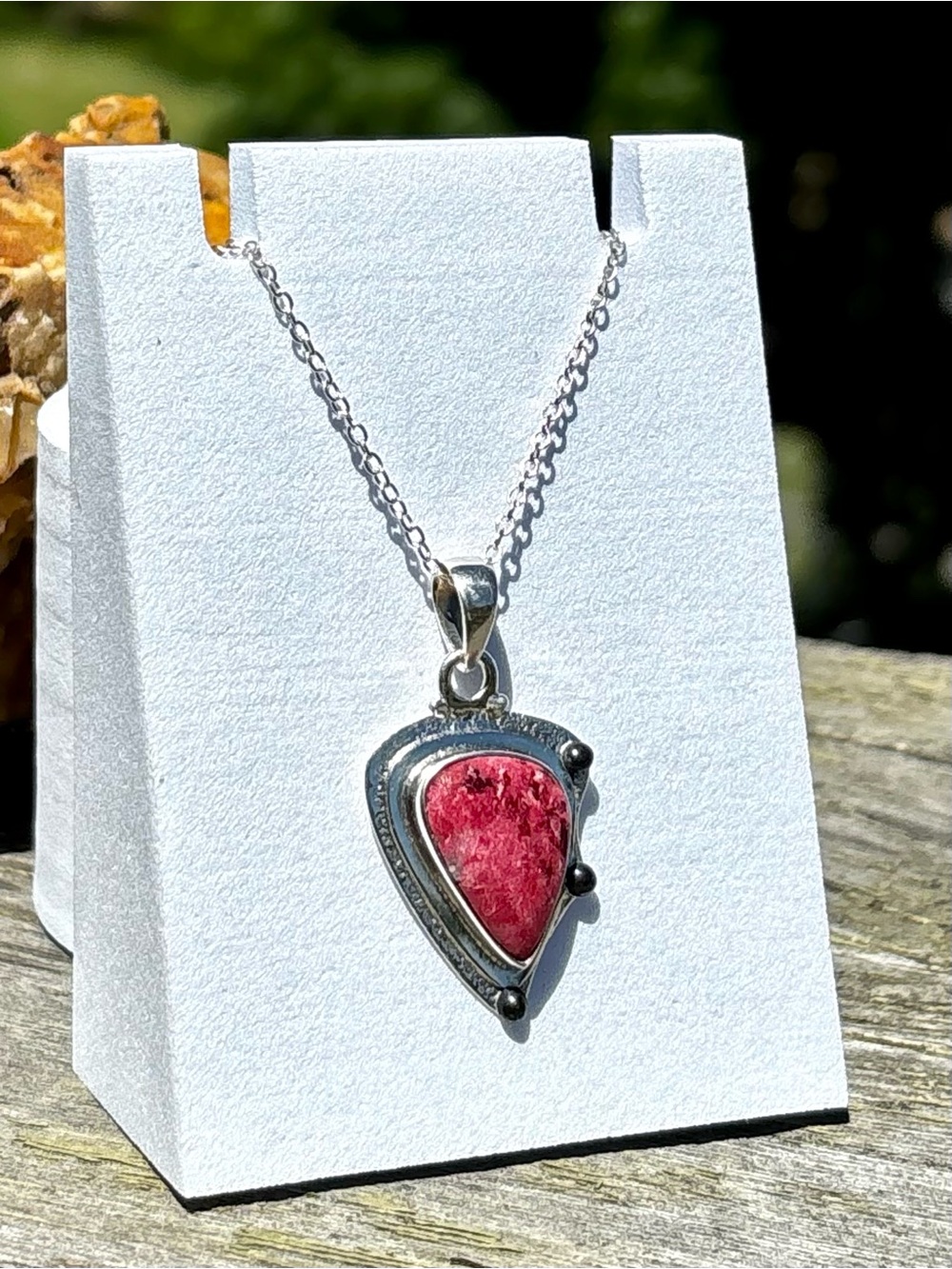 NEW! Pink Thulite Necklace